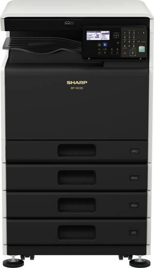 fotocopiadora sharp bp-10c20 con formato a3 de papel e impresion a color