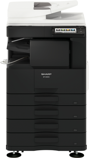 impresora en blanco y negro sharp bp-30m28