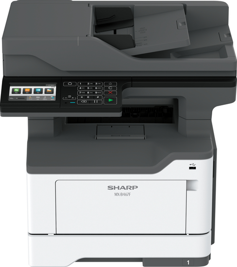 fotocopiadora sharp mx-b467f para impresión monocroma en formato a4