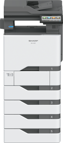 fotocopiadora sharp mx-c428f con papel a4 y a color