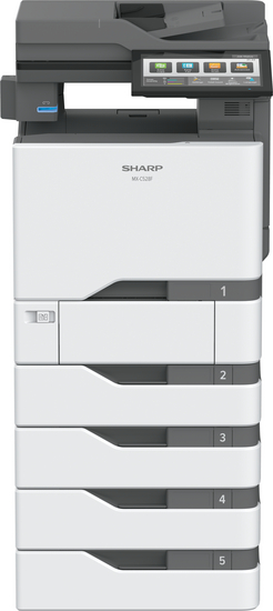 fotocopiadora sharp mx-c528f con papel a4 y a color